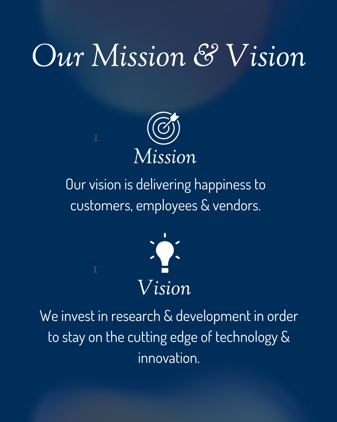 Mission & Vision